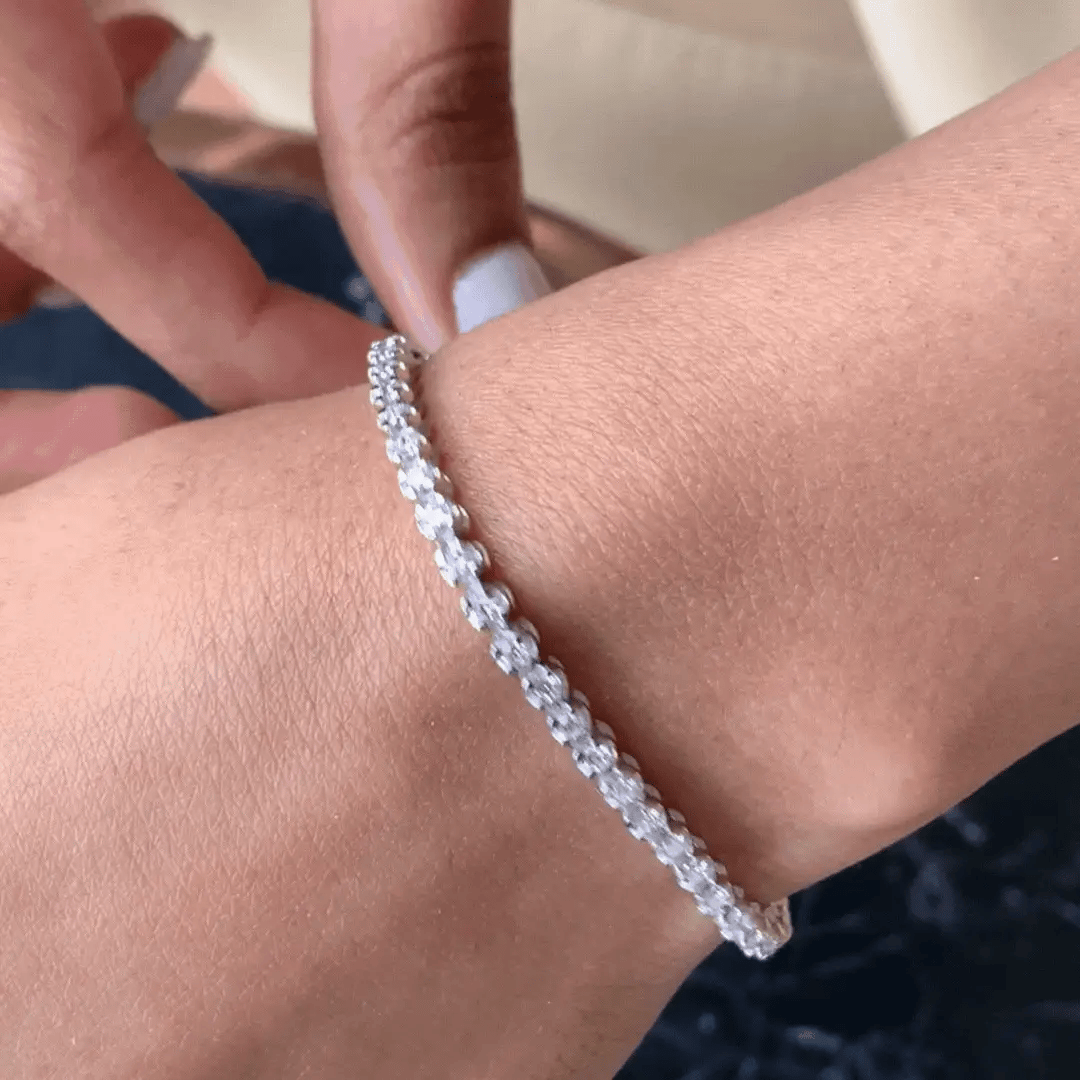 Tennis Lab-Grown Diamond Line Bracelet