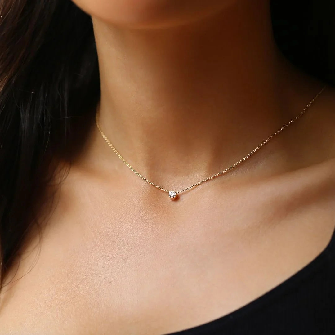 Prima Lab-Grown Diamond Solitaire Pendant