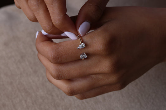 Two Stones. One Story. The Ring that Started a Conversation.