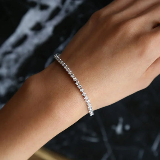 Tennis Lab-Grown Diamond Line Bracelet