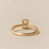 Ava Lab-Grown Diamond Oval Solitaire Engagement Ring