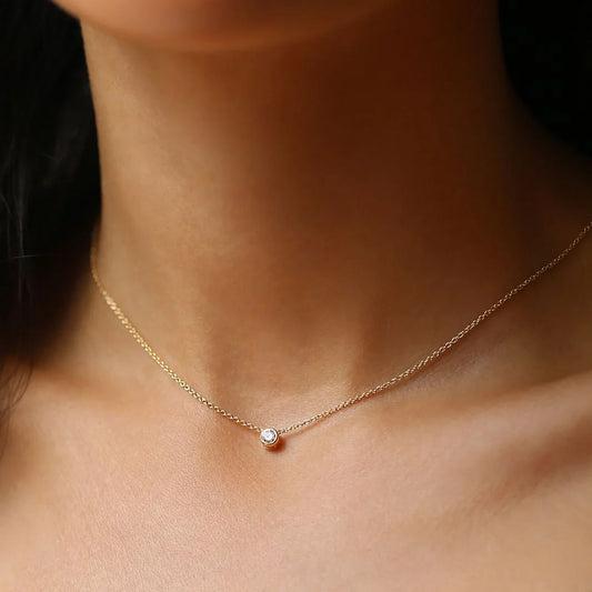 Prima Lab-Grown Diamond Solitaire Pendant