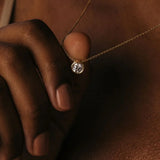 Lucia Lab-Grown Diamond Round Pendant