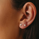 Pia Lab-Grown Diamond Emerald Cut Stud Earrings