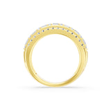 Vittoria Lab-Grown Diamond Mixed-Cut Trio Ring