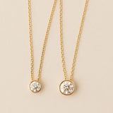 Lucia Lab-Grown Diamond Round Pendant