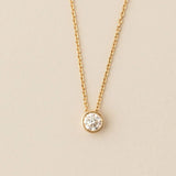 Lucia Lab-Grown Diamond Round Pendant