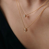 Lucia Lab-Grown Diamond Round Pendant