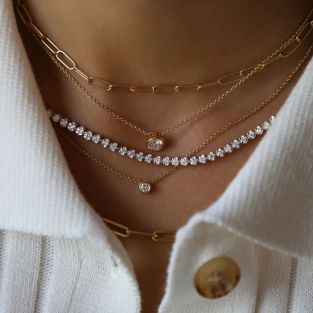 Tennis Lab-Grown Diamond Necklace