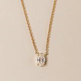 Alexis Lab-Grown Diamond Oval Pendant