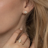 Stella Lab-Grown Diamond Round Stud Earrings