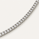 Tennis Lab-Grown Diamond Emerald Bracelet