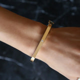 Dante Lab-Grown Diamond Heart Bangle