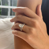 Pirum Lab-Grown Diamond Pear Engagement Ring