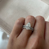Pirum Lab-Grown Diamond Pear Engagement Ring