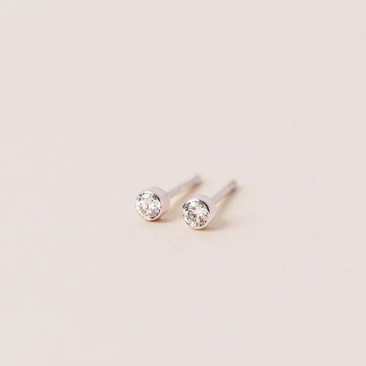 Prima Lab-Grown Diamond Bezel Studs