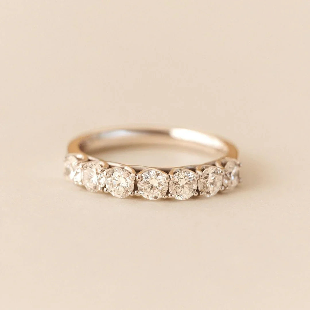 Lucia Lab-Grown Diamond Round Eternity Ring