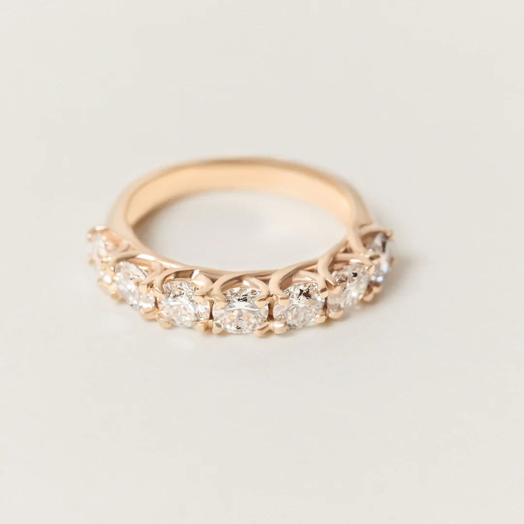 Lucia Lab-Grown Diamond Round Eternity Ring