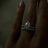 Pirum Lab-Grown Diamond Pear Engagement Ring