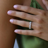 Pirum Lab-Grown Diamond Pear & Marquise Band