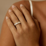 Pirum Lab-Grown Diamond Pear & Marquise Band