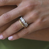 Pirum Lab-Grown Diamond Pear & Marquise Band