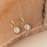 Rosette Lab-Grown Diamond Hoop Earrings