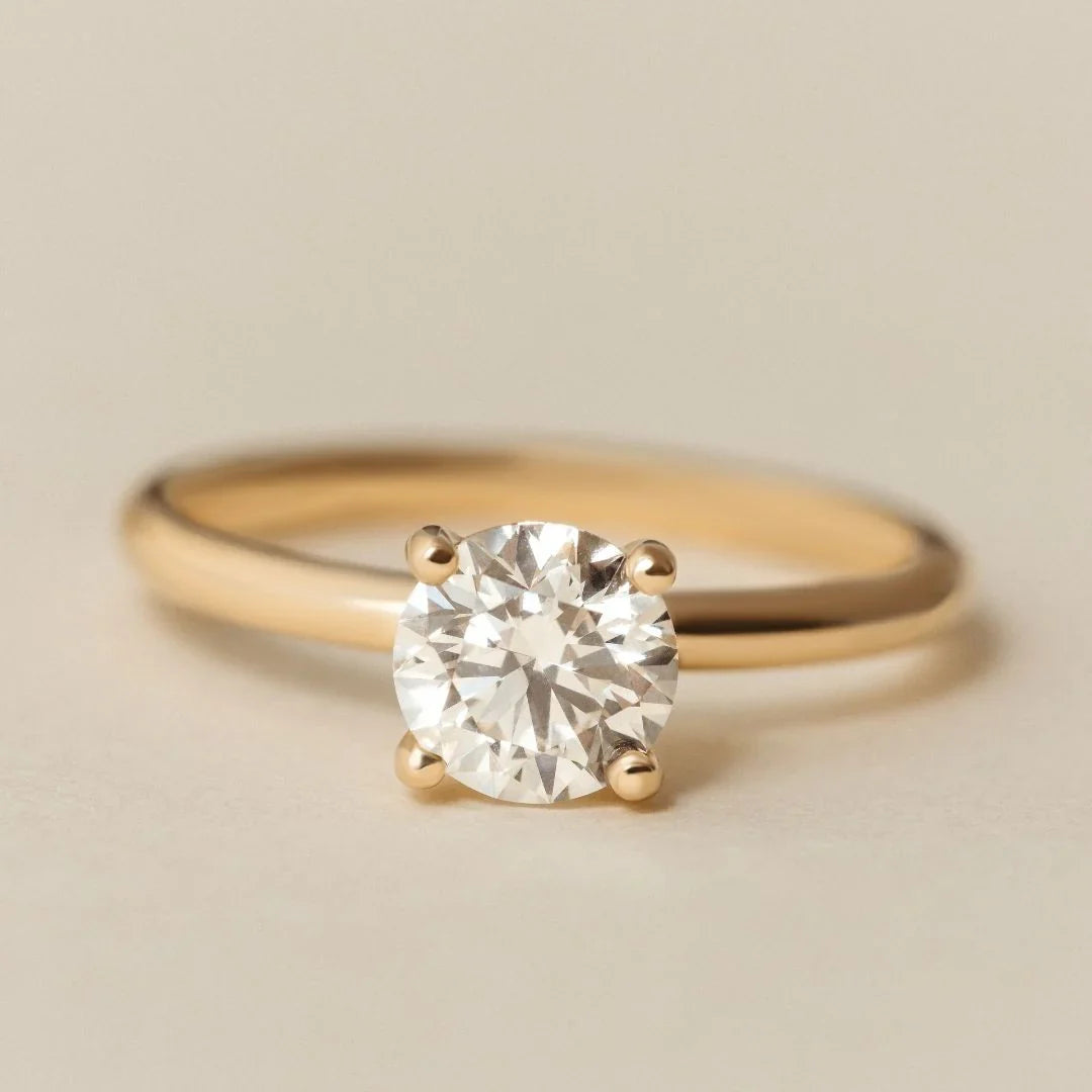 Una Lab-Grown Diamond Solitaire Engagement Ring