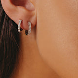Valentina Lab-Grown Diamond Hoop Earrings