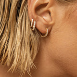 Valentina Lab-Grown Diamond Hoop Earrings