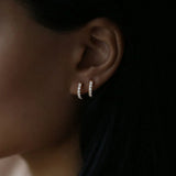Valentina Lab-Grown Diamond Hoop Earrings