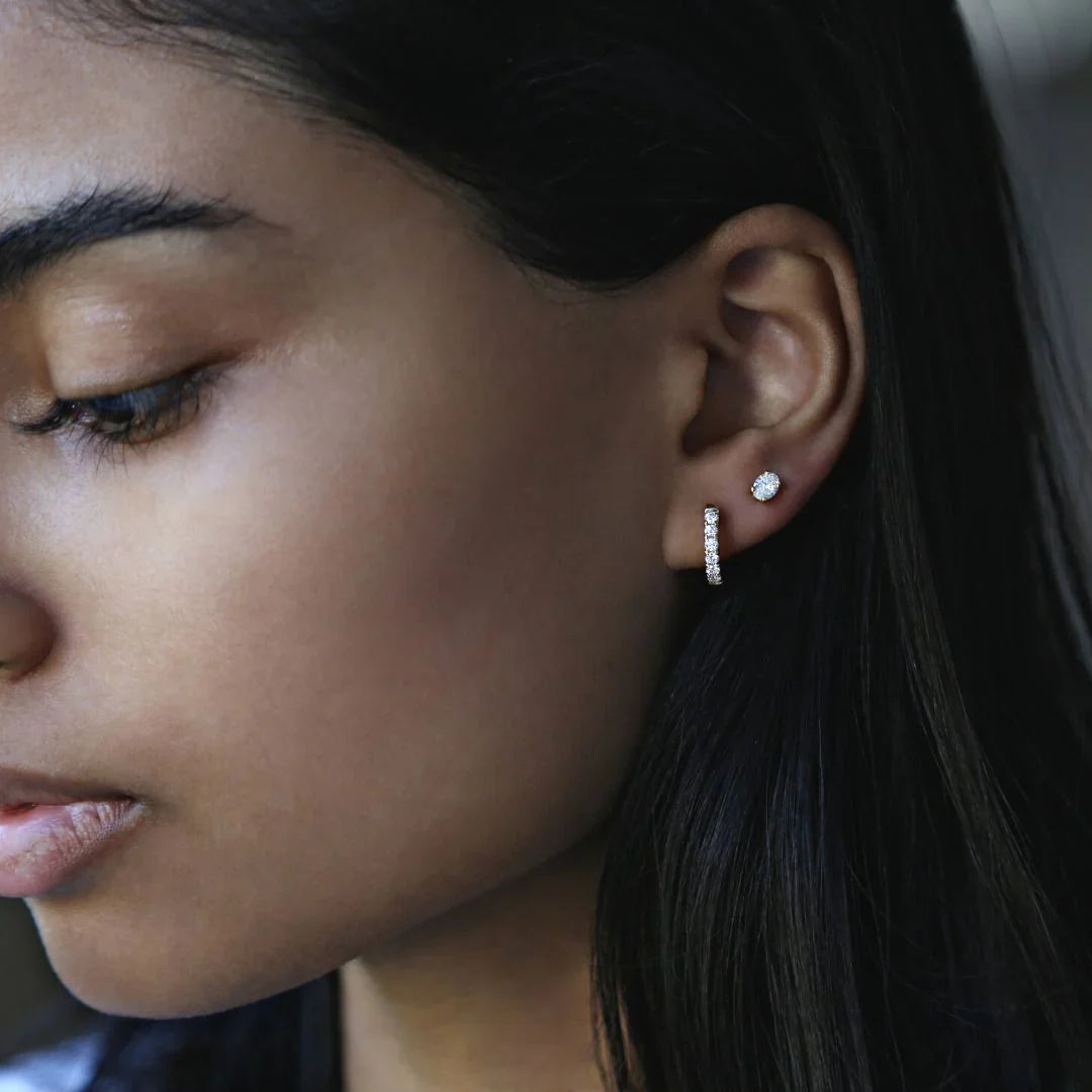 Valentina Lab -Grown Diamond Hoops