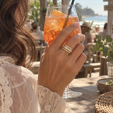 Vittoria Lab-Grown Diamond Mixed-Cut Trio Ring
